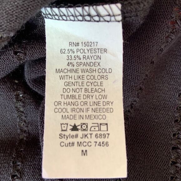 Vibe Women’s Knit Sportswear Top T-Shirt Size M - Picture 7 of 7